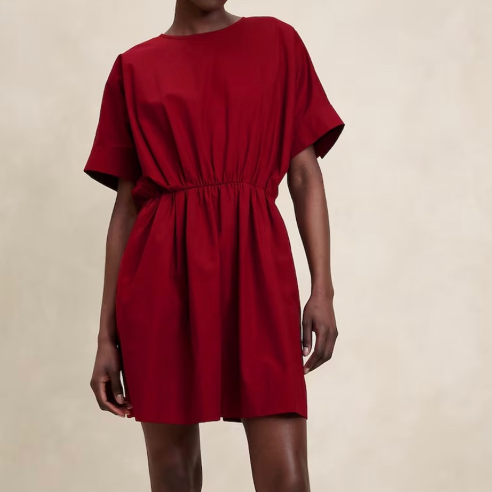 Banana Republic Poplin Mini Dress - Size M Tall
